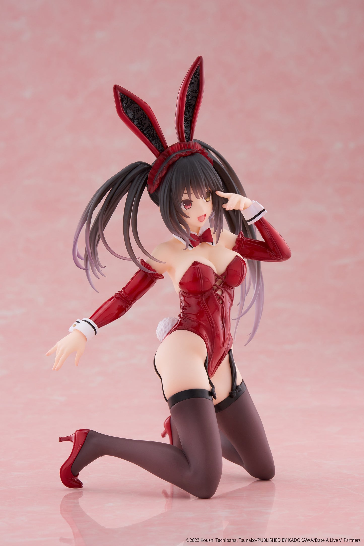 BACK ORDER – DATE A LIVE V DESKTOP CUTE FIGURE - KURUMI TOKISAKI (BUNNY VER.)