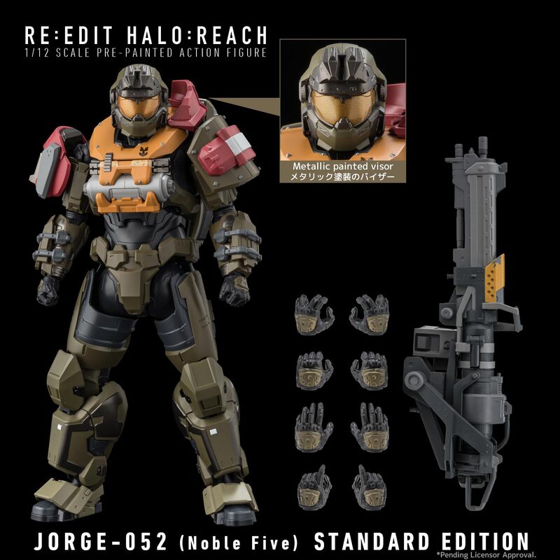 PRE ORDER – 1/12 RE:EDIT HALO: REACH JORGE-052 ( NOBLE FIVE )