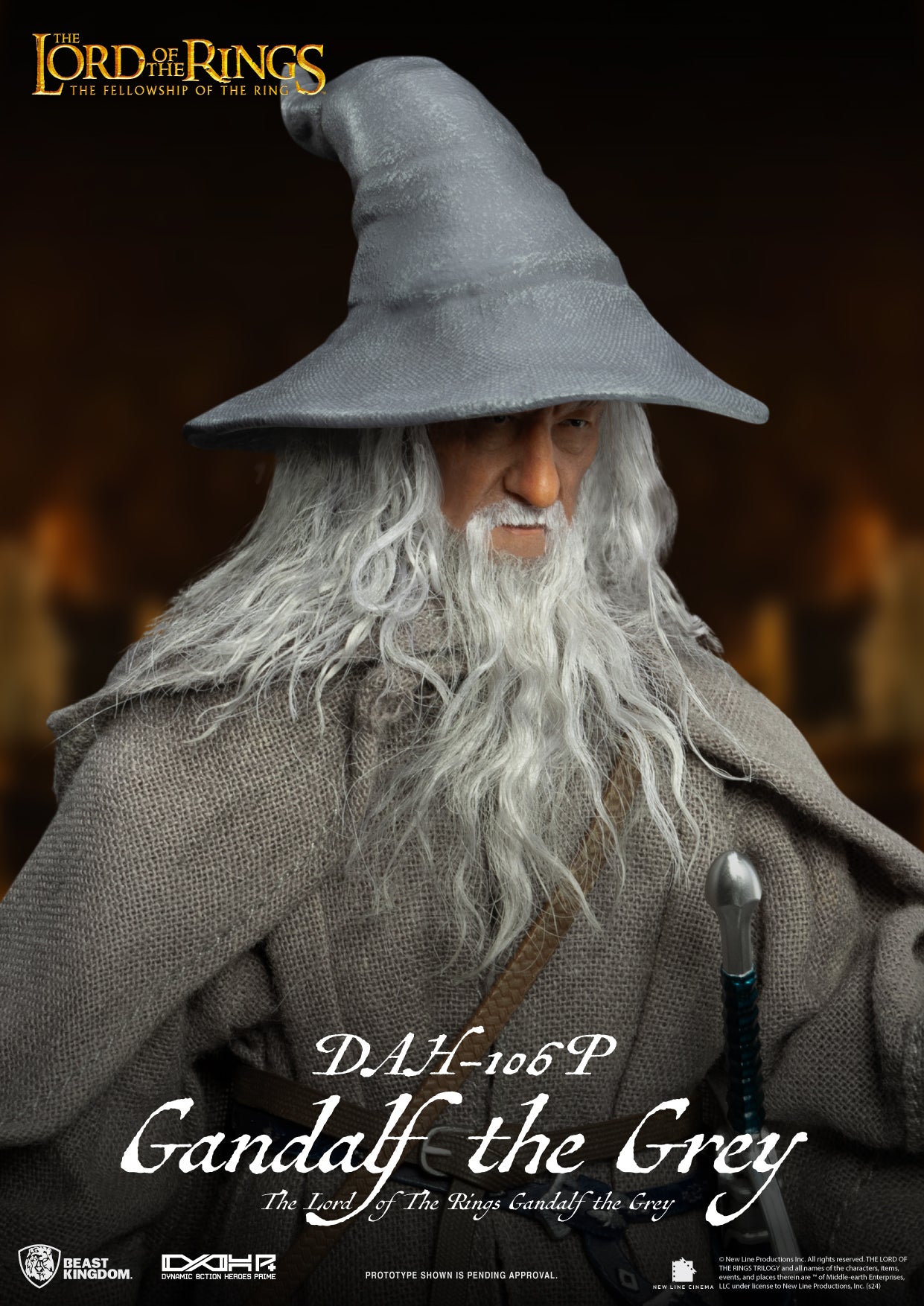 PRE ORDER – BEAST KINGDOM DAH-106P THE LORD OF THE RINGS GANDALF THE GREY