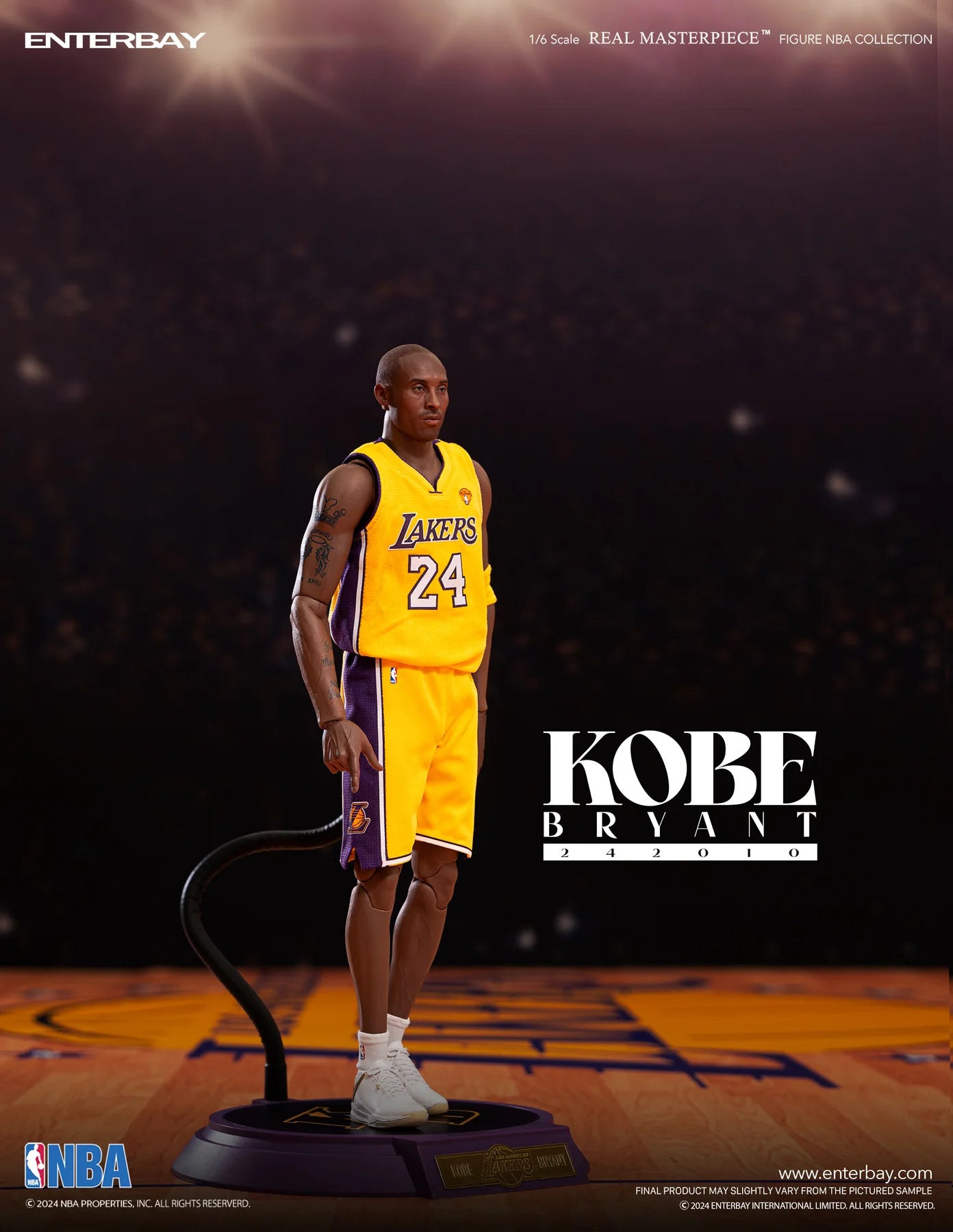 PRE ORDER – 1/6 ENTERBAY REAL MASTERPIECE NBA COLLECTION - KOBE BRYANT 242010 ACTION FIGURE