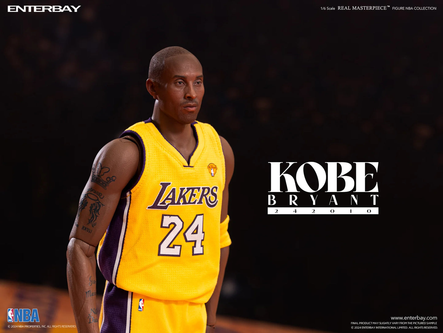 PRE ORDER – 1/6 ENTERBAY REAL MASTERPIECE NBA COLLECTION - KOBE BRYANT 242010 ACTION FIGURE