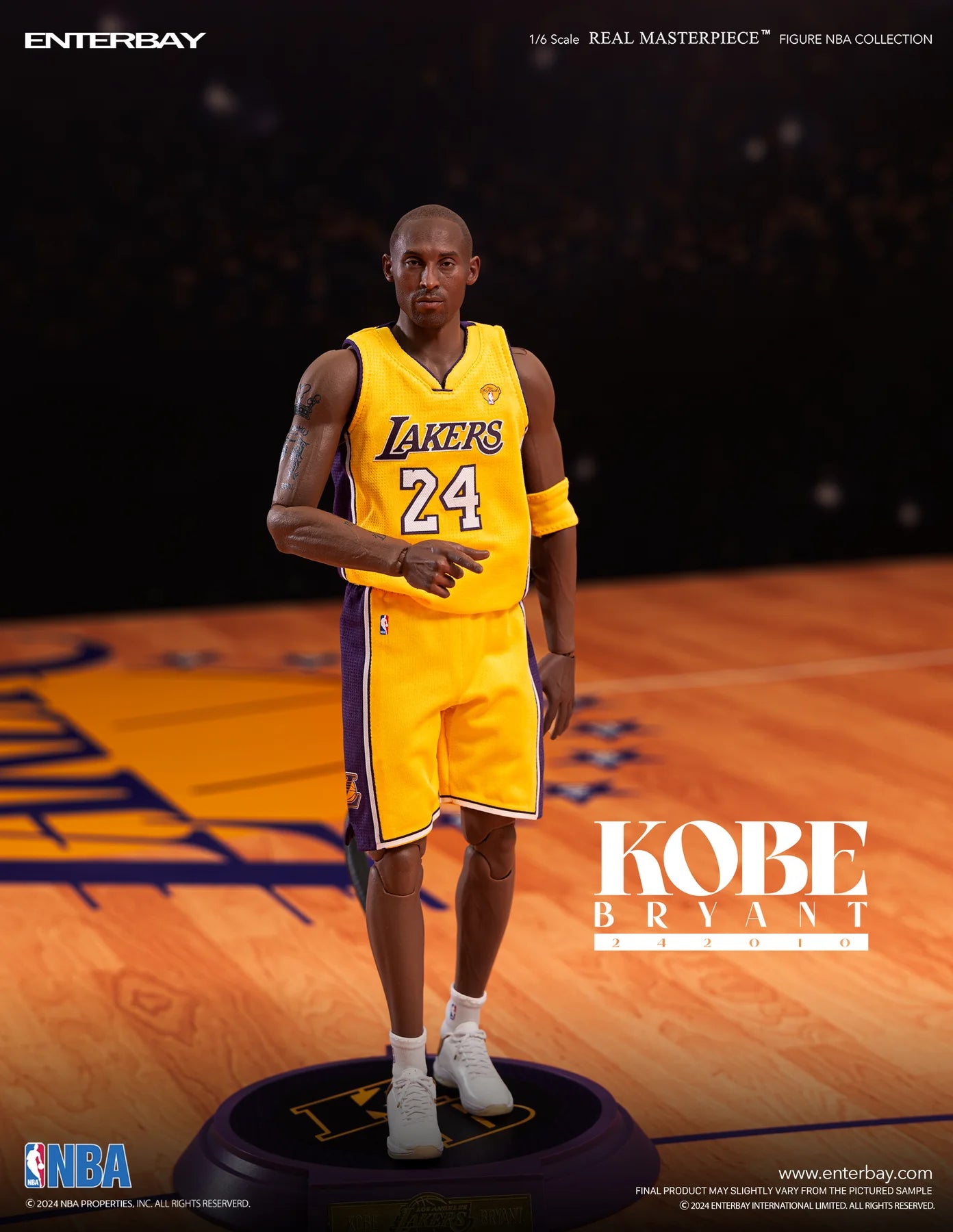 PRE ORDER – 1/6 ENTERBAY REAL MASTERPIECE NBA COLLECTION - KOBE BRYANT 242010 ACTION FIGURE