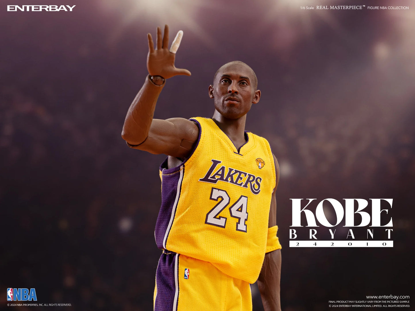 PRE ORDER – 1/6 ENTERBAY REAL MASTERPIECE NBA COLLECTION - KOBE BRYANT 242010 ACTION FIGURE