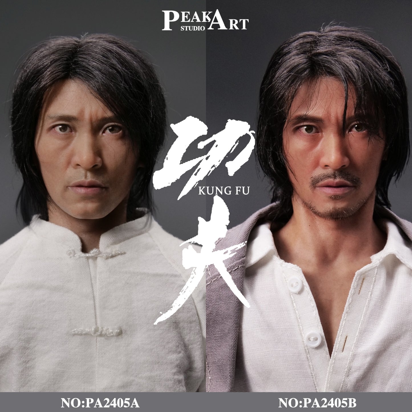 PRE ORDER – 1/6 PEAKART STUDIO SILICONE ACTION SERIES CUSTOMIZED VER KUNG FU PA2405A - KUNG FU MASTER EDITION