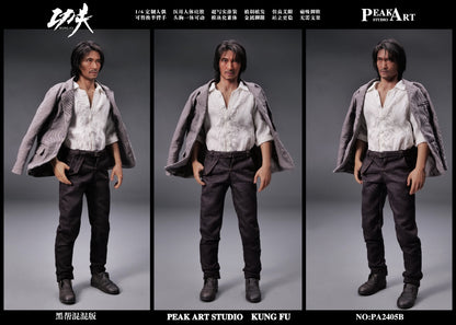 PRE ORDER – 1/6 PEAKART STUDIO SILICONE ACTION SERIES CUSTOMIZED VER KUNG FU PA2405B - GANGSTER VERSION