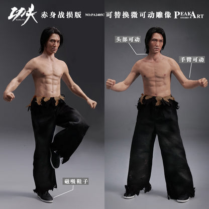 PRE ORDER – 1/6 PEAKART STUDIO SILICONE ACTION SERIES CUSTOMIZED VER KUNG FU PA2405C - NAKED BATTLE DAMAGE EDITION