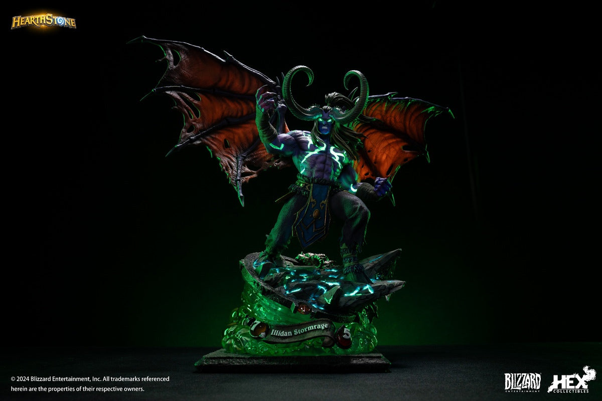 PRE ORDER – 1/6 HEX COLLECTIBLES BLIZZARD HEARTHSTONE ILLIDAN STORMRAGE STATUE HEXHS05