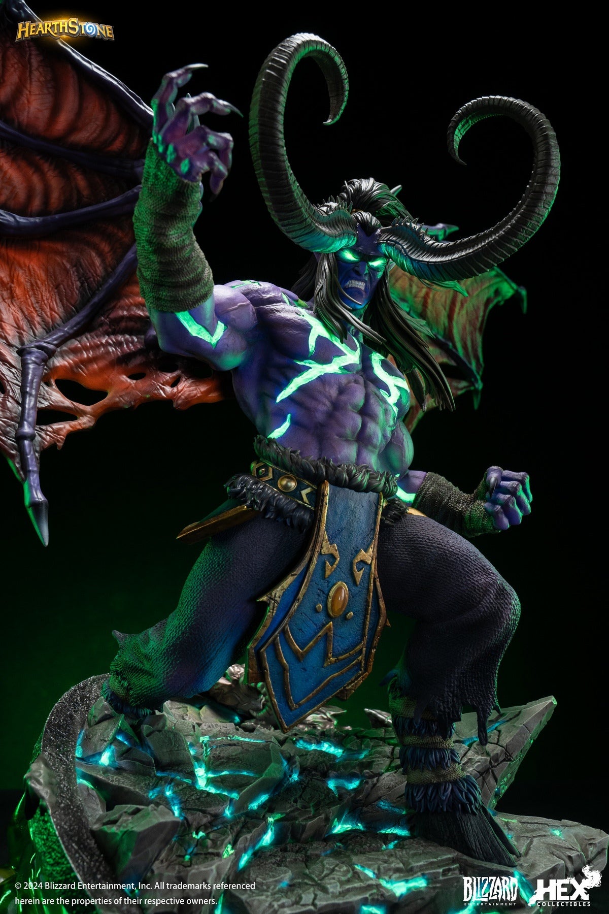 PRE ORDER – 1/6 HEX COLLECTIBLES BLIZZARD HEARTHSTONE ILLIDAN STORMRAGE STATUE HEXHS05