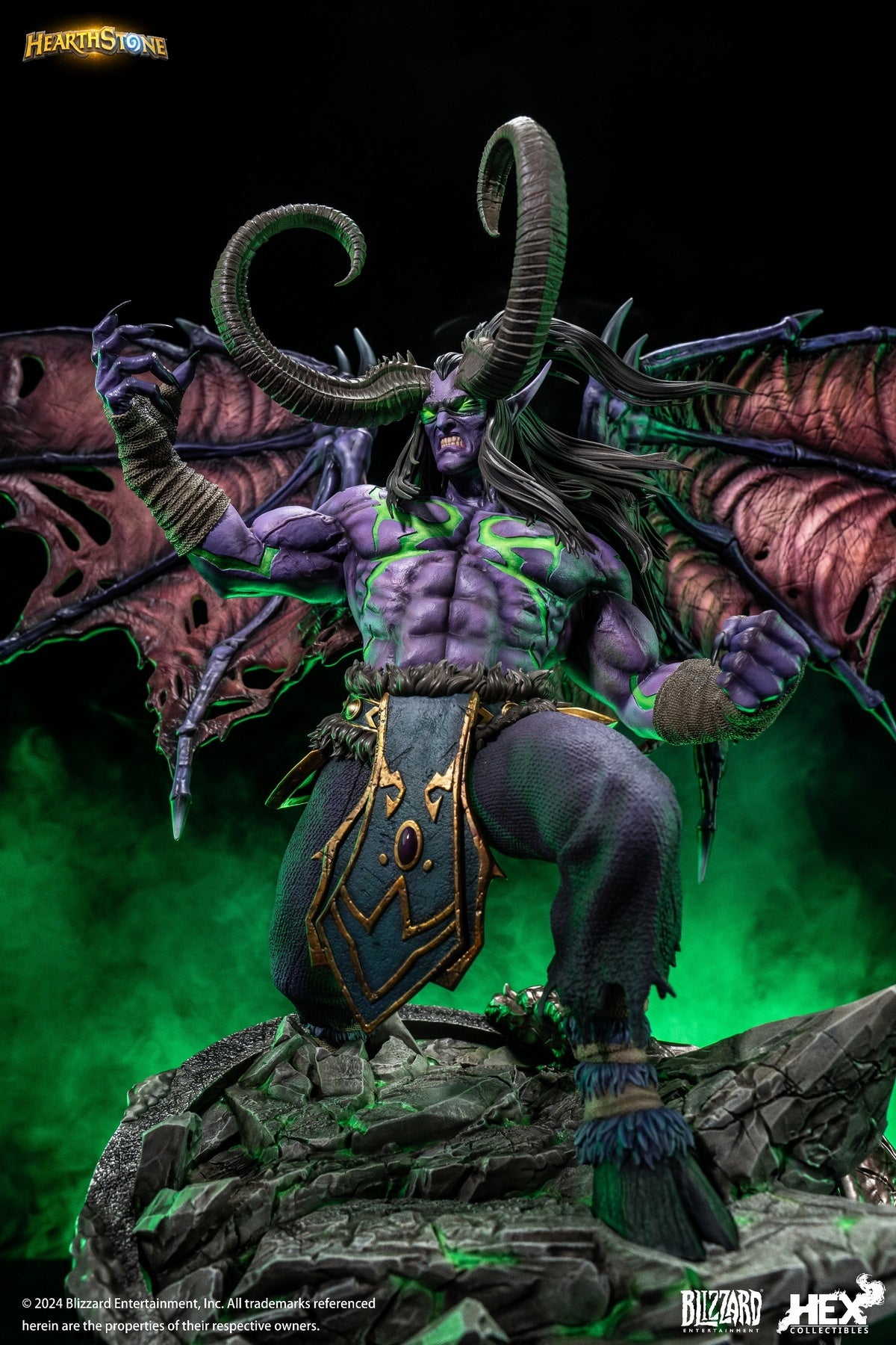 PRE ORDER – 1/6 HEX COLLECTIBLES BLIZZARD HEARTHSTONE ILLIDAN STORMRAGE STATUE HEXHS05