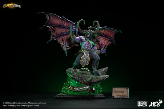 PRE ORDER – 1/6 HEX COLLECTIBLES BLIZZARD HEARTHSTONE ILLIDAN STORMRAGE STATUE HEXHS05