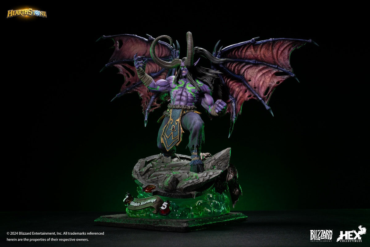 PRE ORDER – 1/6 HEX COLLECTIBLES BLIZZARD HEARTHSTONE ILLIDAN STORMRAGE STATUE HEXHS05