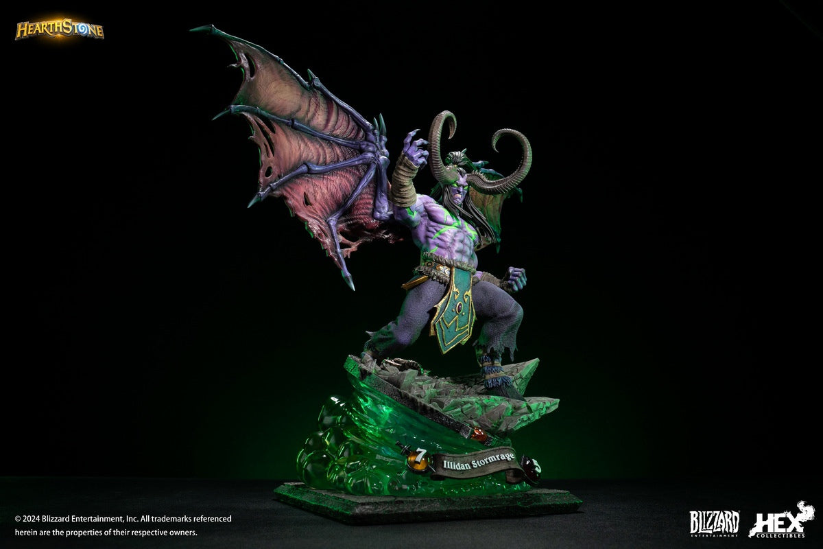 PRE ORDER – 1/6 HEX COLLECTIBLES BLIZZARD HEARTHSTONE ILLIDAN STORMRAGE STATUE HEXHS05