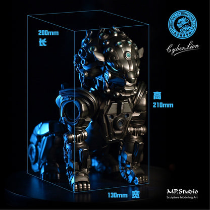 PRE ORDER – MP STUDIO CYBERPUNK BEAST SERIES #1 CYBER LION FENG SHUI SCULPTURE MP001