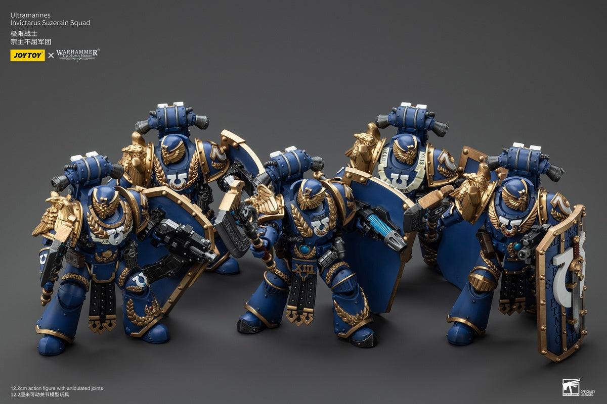 PRE ORDER – 1/18 JOYTOY ULTRAMARINES - INVICTARUS SUZERAIN SQUAD - SUZERAIN 5 JT00287