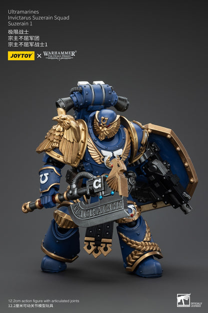 PRE ORDER – 1/18 JOYTOY ULTRAMARINES - INVICTARUS SUZERAIN SQUAD - SUZERAIN 1 JT00249