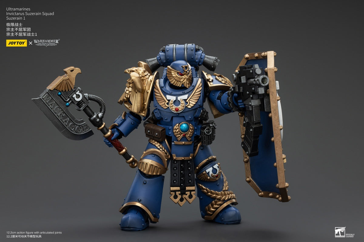 PRE ORDER – 1/18 JOYTOY ULTRAMARINES - INVICTARUS SUZERAIN SQUAD - SUZERAIN 1 JT00249