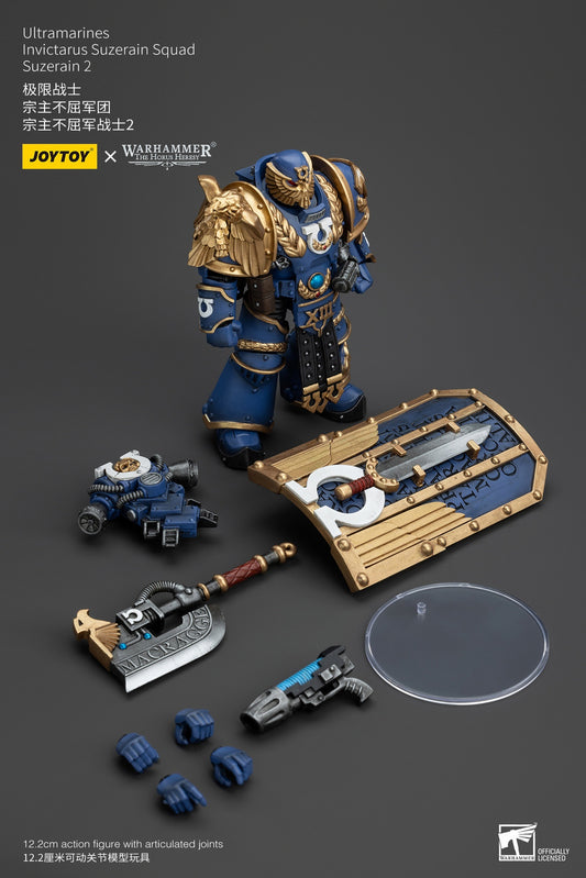 PRE ORDER – 1/18 JOYTOY ULTRAMARINES - INVICTARUS SUZERAIN SQUAD - SUZERAIN 2 JT00256