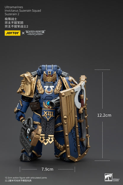 PRE ORDER – 1/18 JOYTOY ULTRAMARINES - INVICTARUS SUZERAIN SQUAD - SUZERAIN 2 JT00256