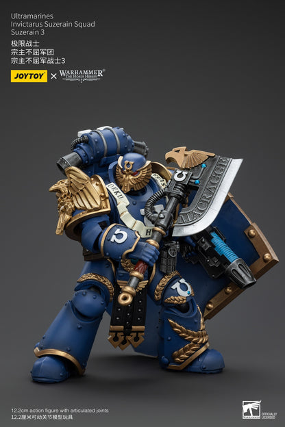 PRE ORDER – 1/18 JOYTOY ULTRAMARINES - INVICTARUS SUZERAIN SQUAD - SUZERAIN 3 JT00263