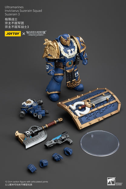 PRE ORDER – 1/18 JOYTOY ULTRAMARINES - INVICTARUS SUZERAIN SQUAD - SUZERAIN 3 JT00263