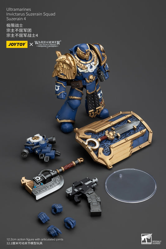 PRE ORDER – 1/18 JOYTOY ULTRAMARINES - INVICTARUS SUZERAIN SQUAD - SUZERAIN 4 JT00270