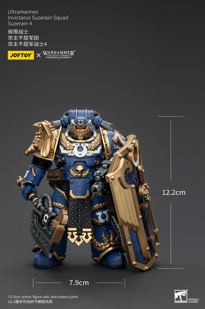 PRE ORDER – 1/18 JOYTOY ULTRAMARINES - INVICTARUS SUZERAIN SQUAD - SUZERAIN 4 JT00270