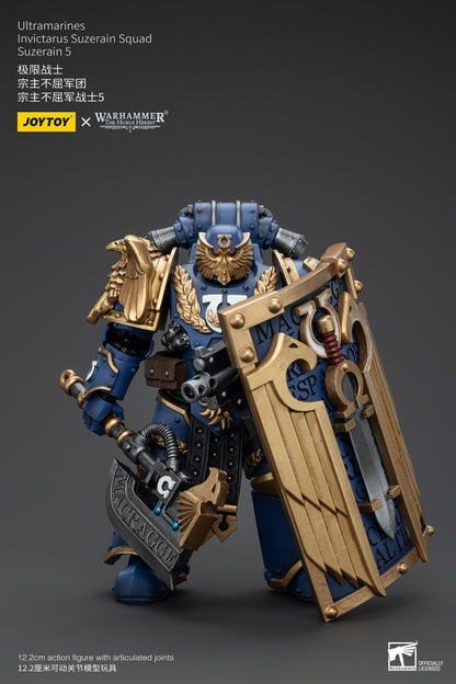 PRE ORDER – 1/18 JOYTOY ULTRAMARINES - INVICTARUS SUZERAIN SQUAD - SUZERAIN 5 JT00287