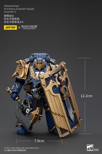 PRE ORDER – 1/18 JOYTOY ULTRAMARINES - INVICTARUS SUZERAIN SQUAD - SUZERAIN 5 JT00287