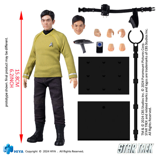 PRE ORDER – 1/12 HIYA TOYS ESS0270 STAR TREK 2009 SULU ACTION FIGURE