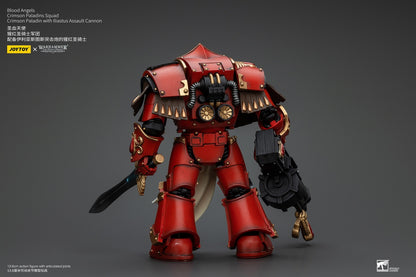 PRE ORDER – 1/18 JOYTOY BLOOD ANGELS - CRIMSON PALADINS SQUAD CRIMSON - PALADIN WITH ILIASTUS ASSAULT CANNON JT00294