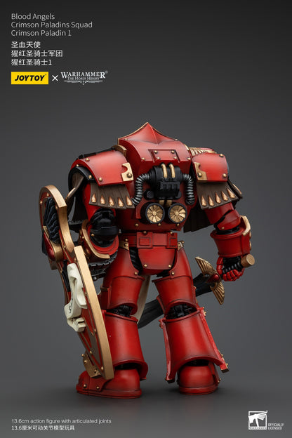 PRE ORDER – 1/18 JOYTOY BLOOD ANGELS - CRIMSON PALADINS SQUAD CRIMSON - CRIMSON PALADIN 1 JT003171