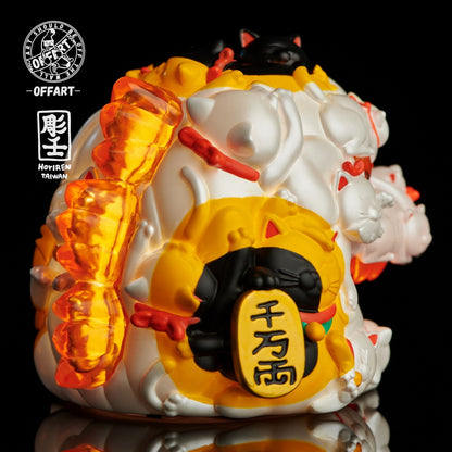 PRE ORDER – OFFART X ARREN HUNDRED CATS RED LOTUS BLESSING MINI VERSION (WHITE)