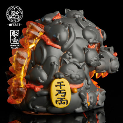 PRE ORDER – OFFART X ARREN HUNDRED CATS RED LOTUS BLESSING MINI VERSION (BLACK)