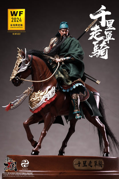 PRE ORDER – 1/12 303TOYS RIDING ALONE FOR THOUSANDS OF MILES - GUAN YU, YUNCHANG WF2024 EVENT-EXCLUSIVE EDITION WF4302