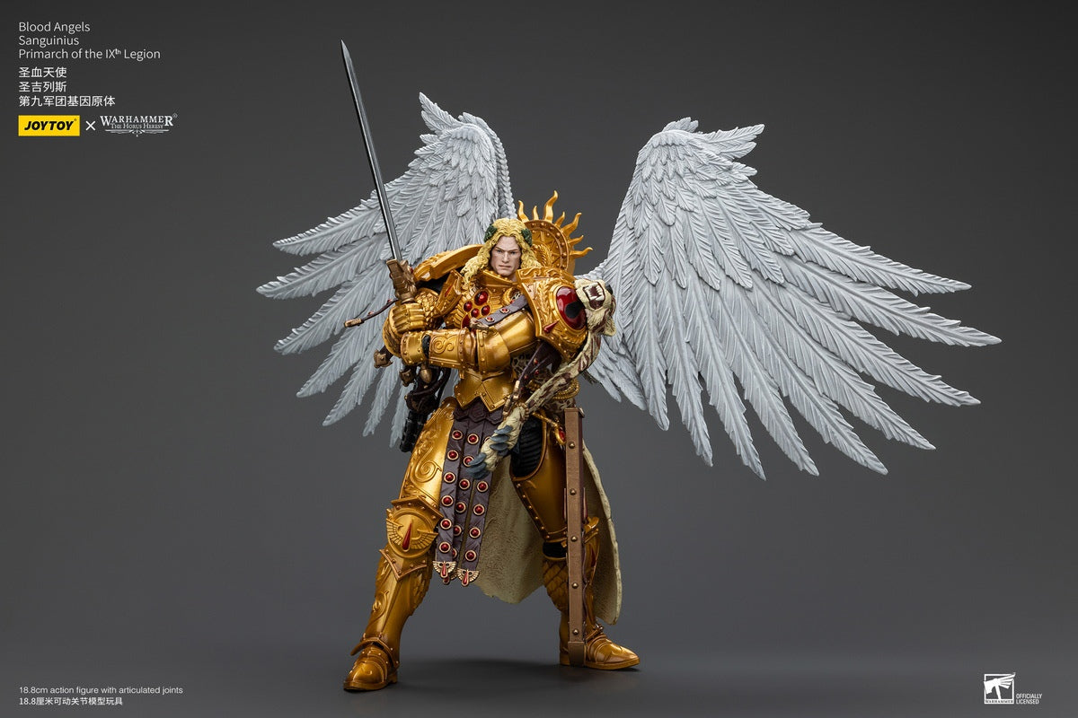 PRE ORDER – 1/18 JOYTOY BLOOD ANGELS SANGUINIUS PRIMARCH OF THE IXTH LEGION JT00218