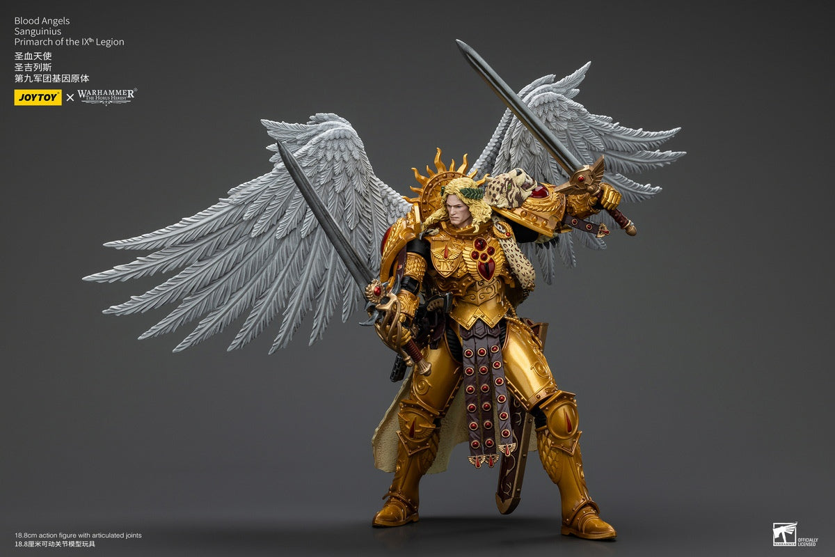 PRE ORDER – 1/18 JOYTOY BLOOD ANGELS SANGUINIUS PRIMARCH OF THE IXTH LEGION JT00218