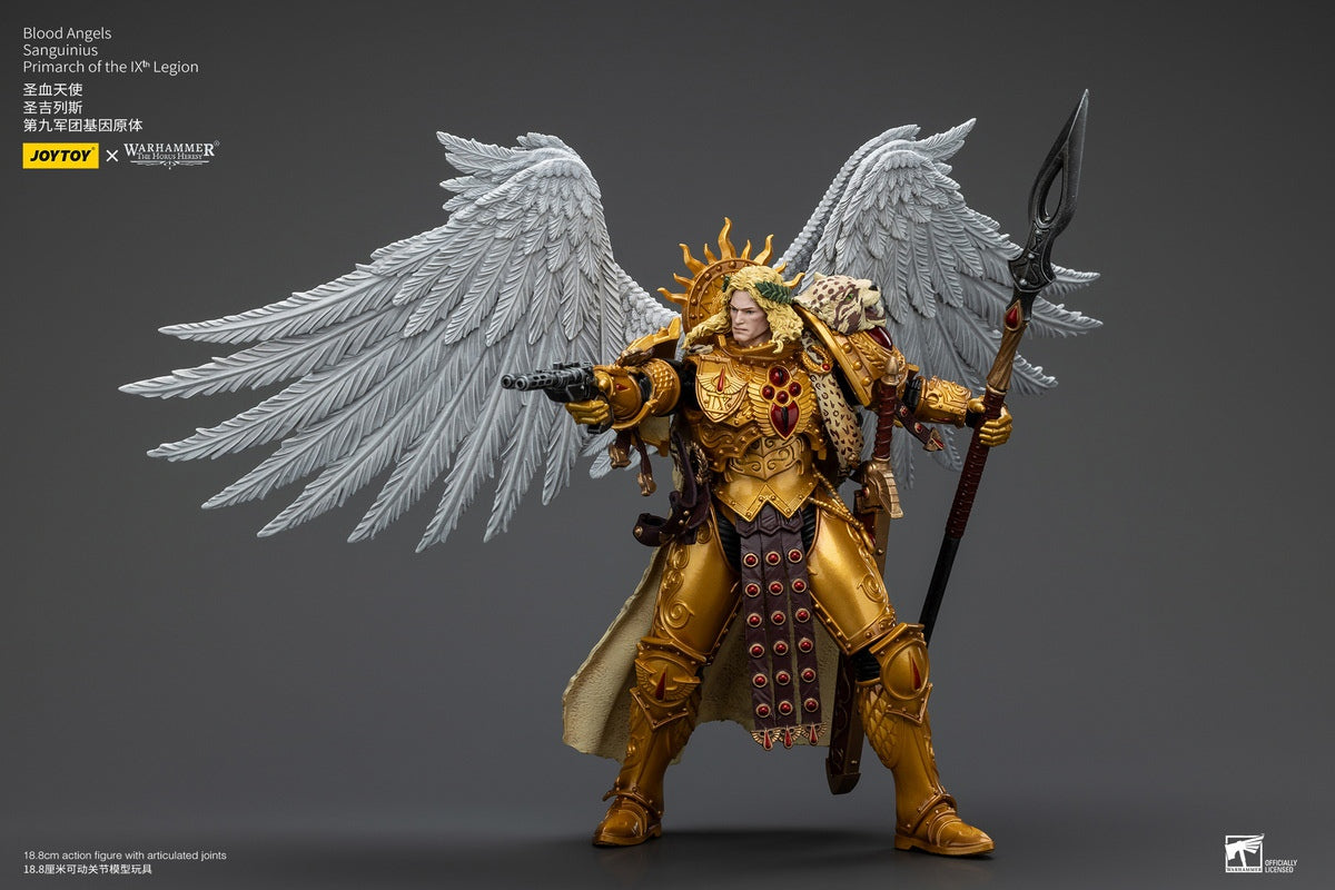 PRE ORDER – 1/18 JOYTOY BLOOD ANGELS SANGUINIUS PRIMARCH OF THE IXTH LEGION JT00218