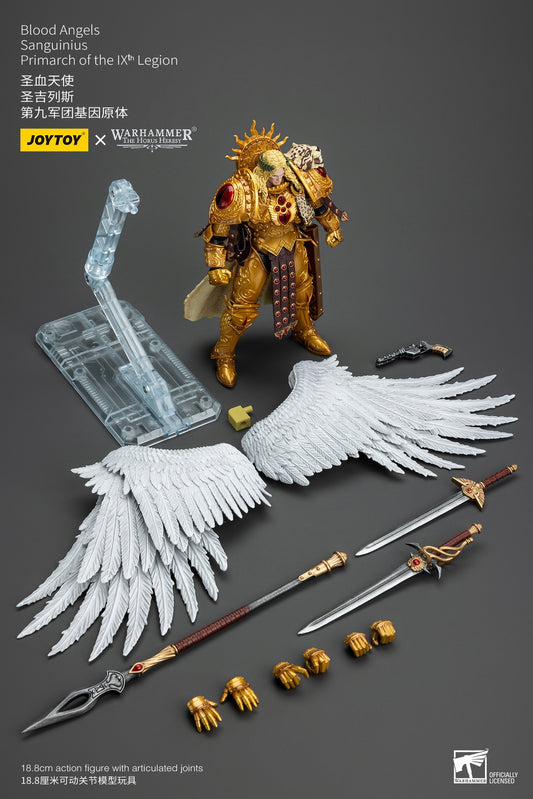 PRE ORDER – 1/18 JOYTOY BLOOD ANGELS SANGUINIUS PRIMARCH OF THE IXTH LEGION JT00218