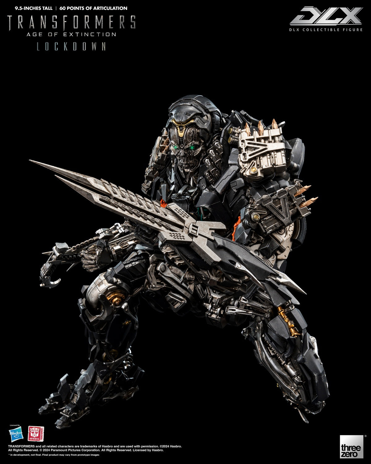 BACK ORDER – THREEZERO TRANSFORMERS: AGE OF EXTINCTION DLX LOCKDOWN