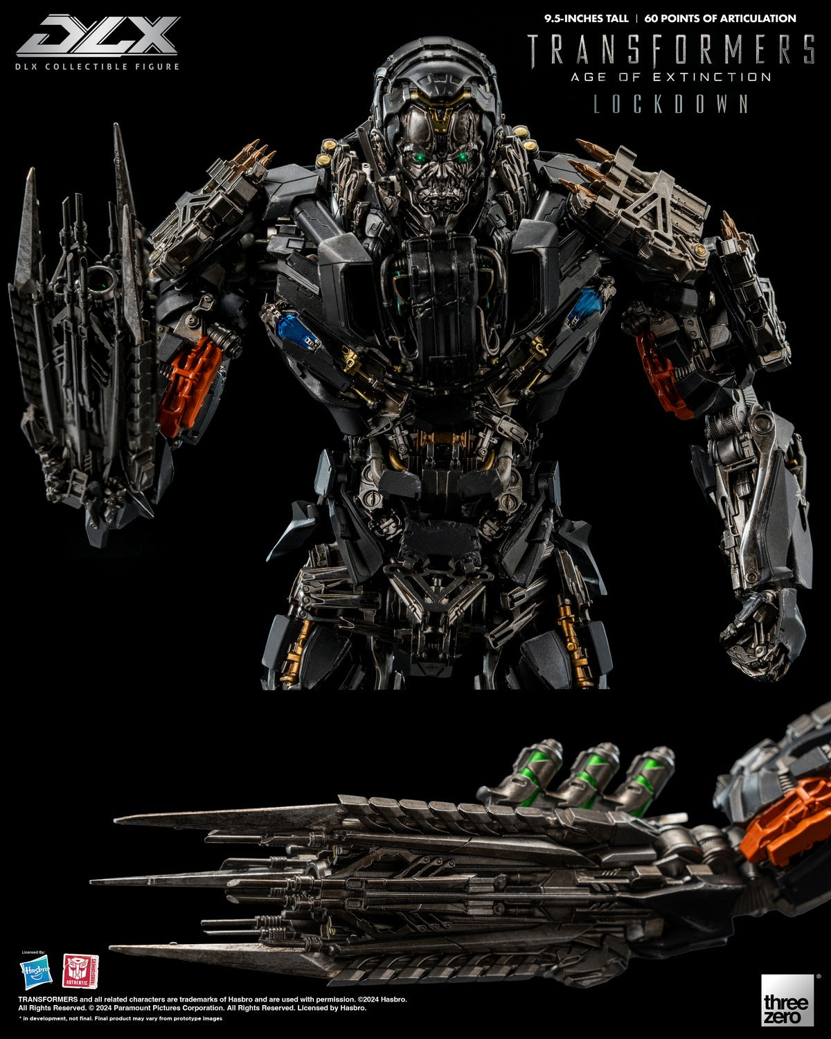 BACK ORDER – THREEZERO TRANSFORMERS: AGE OF EXTINCTION DLX LOCKDOWN