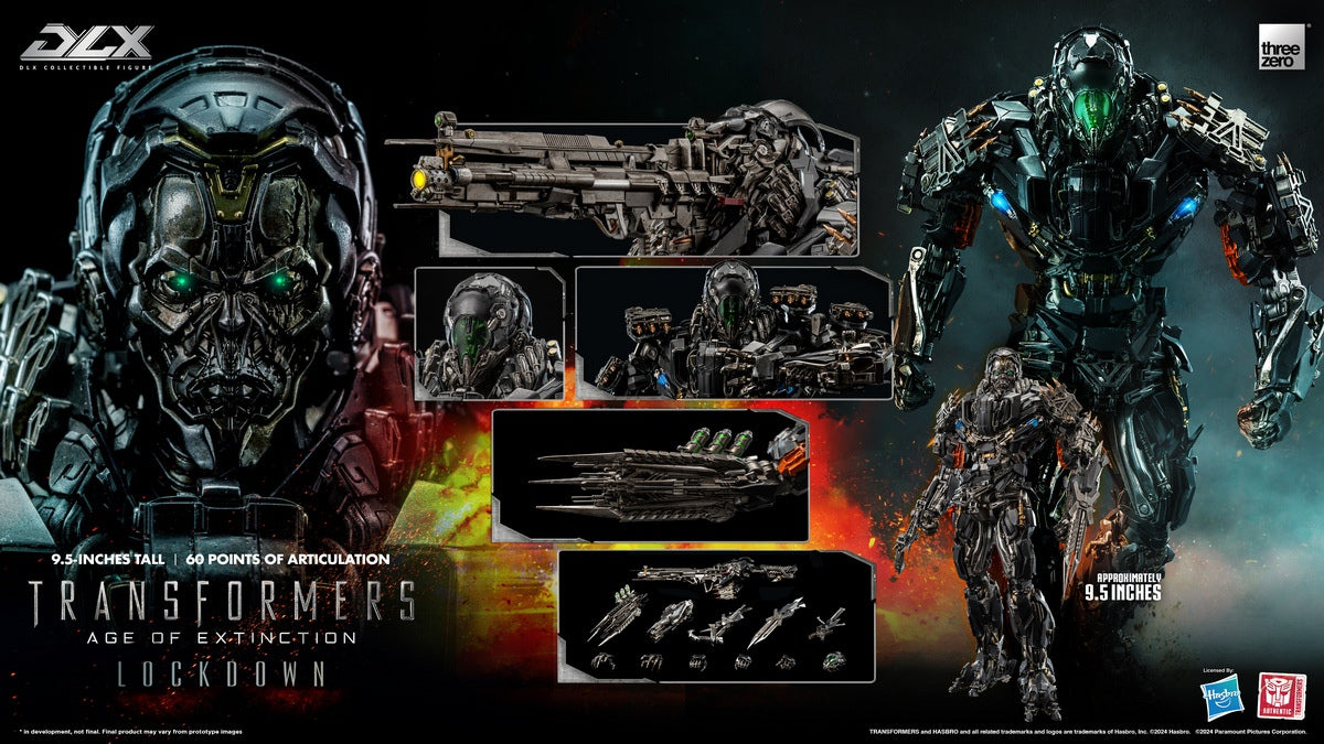 BACK ORDER – THREEZERO TRANSFORMERS: AGE OF EXTINCTION DLX LOCKDOWN