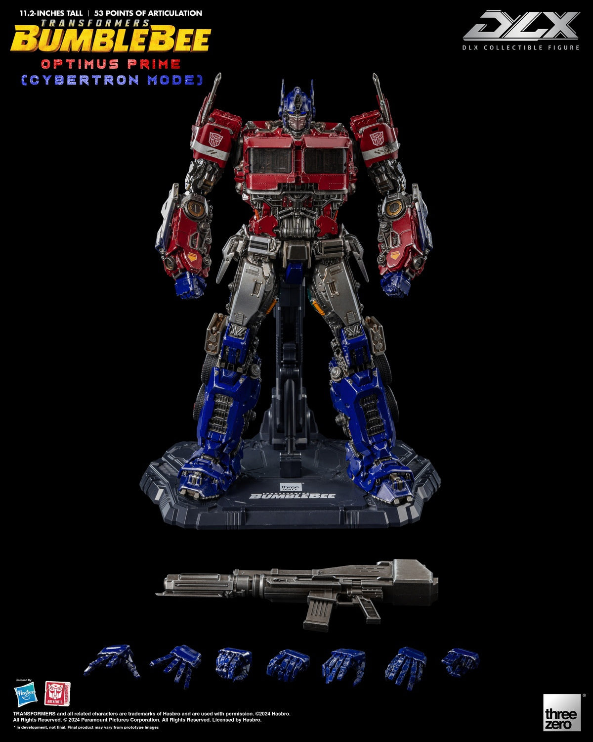 BACK ORDER – THREEZERO TRANSFORMERS: BUMBLEBEE DLX OPTIMUS PRIME CYBERTRON MODE