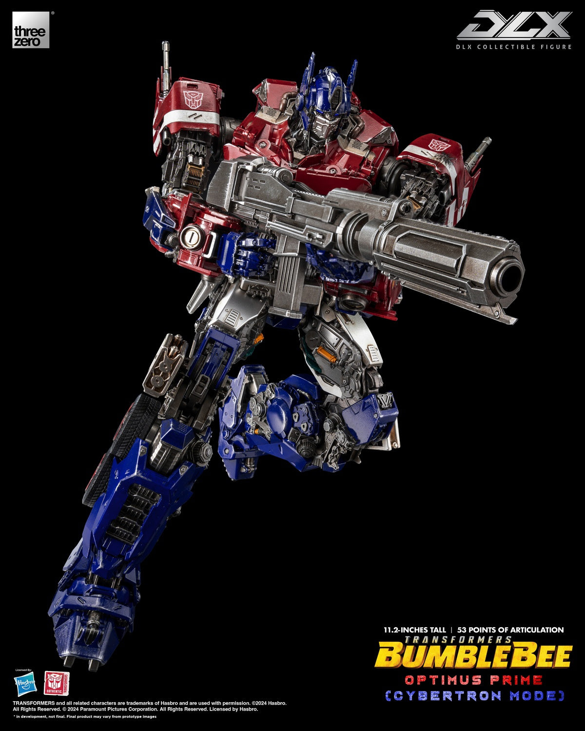 BACK ORDER – THREEZERO TRANSFORMERS: BUMBLEBEE DLX OPTIMUS PRIME CYBERTRON MODE