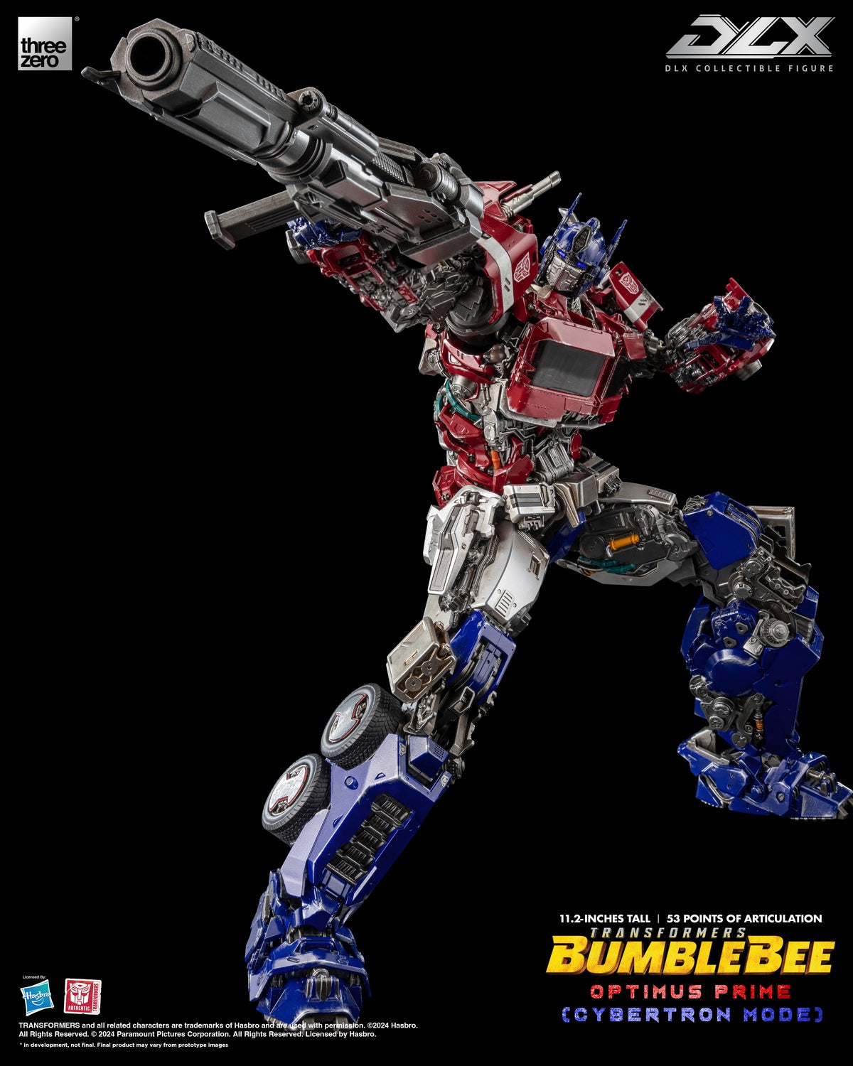 BACK ORDER – THREEZERO TRANSFORMERS: BUMBLEBEE DLX OPTIMUS PRIME CYBERTRON MODE