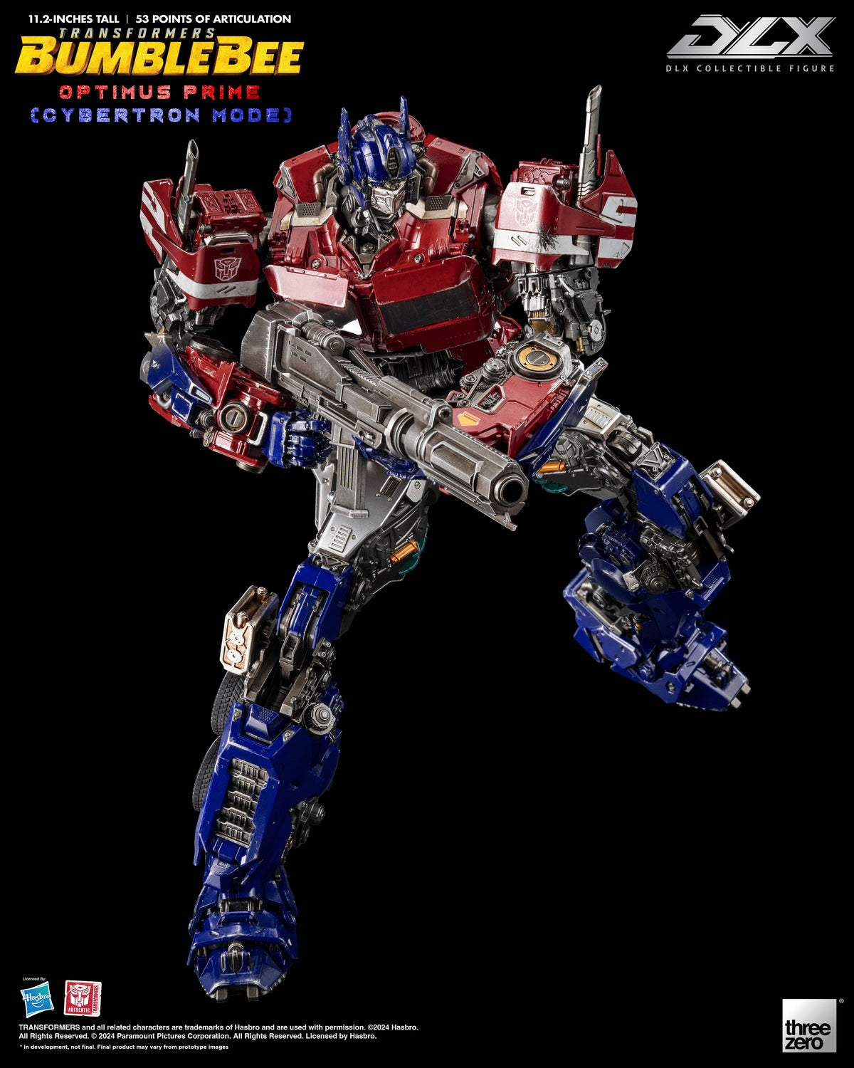 BACK ORDER – THREEZERO TRANSFORMERS: BUMBLEBEE DLX OPTIMUS PRIME CYBERTRON MODE