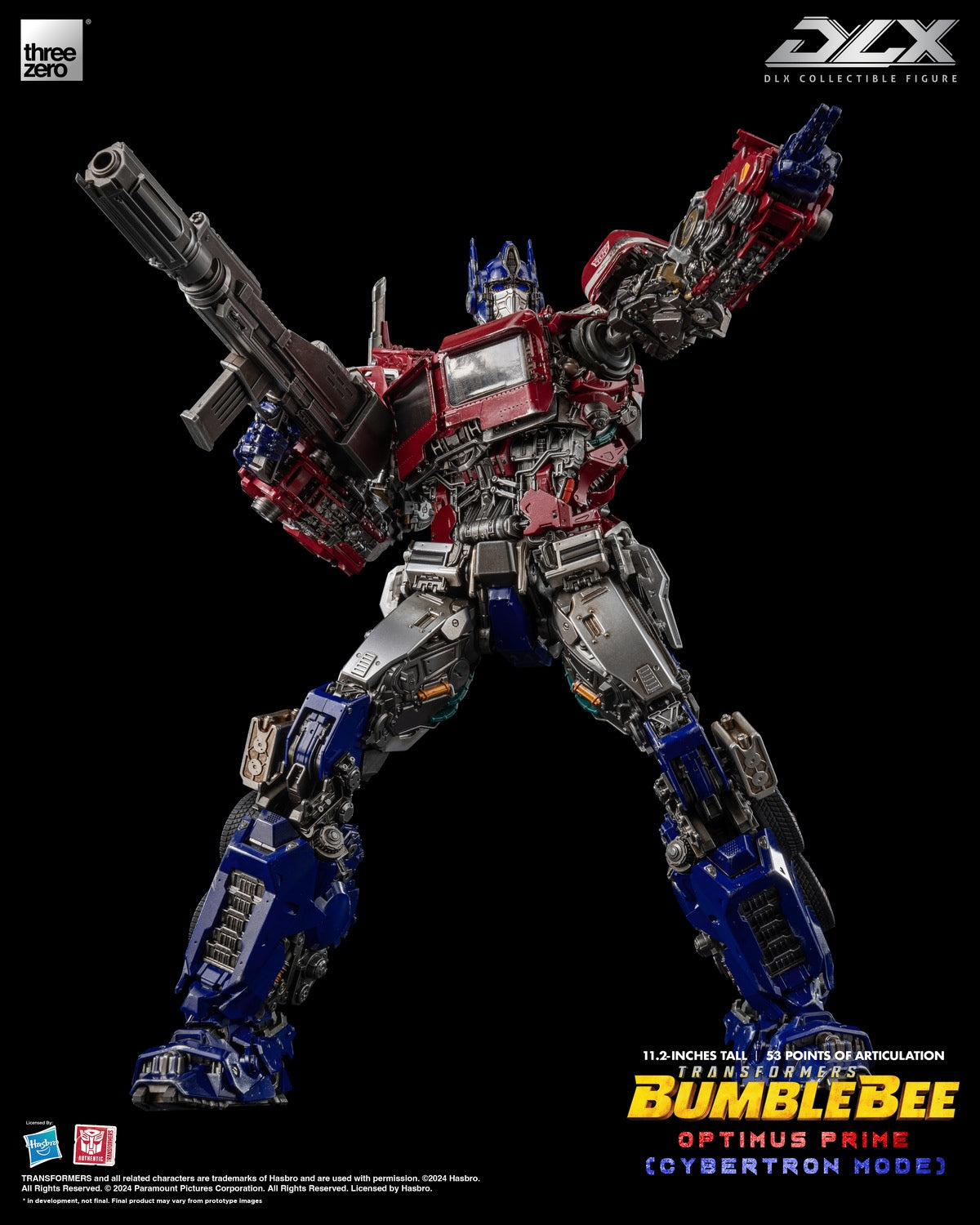 BACK ORDER – THREEZERO TRANSFORMERS: BUMBLEBEE DLX OPTIMUS PRIME CYBERTRON MODE