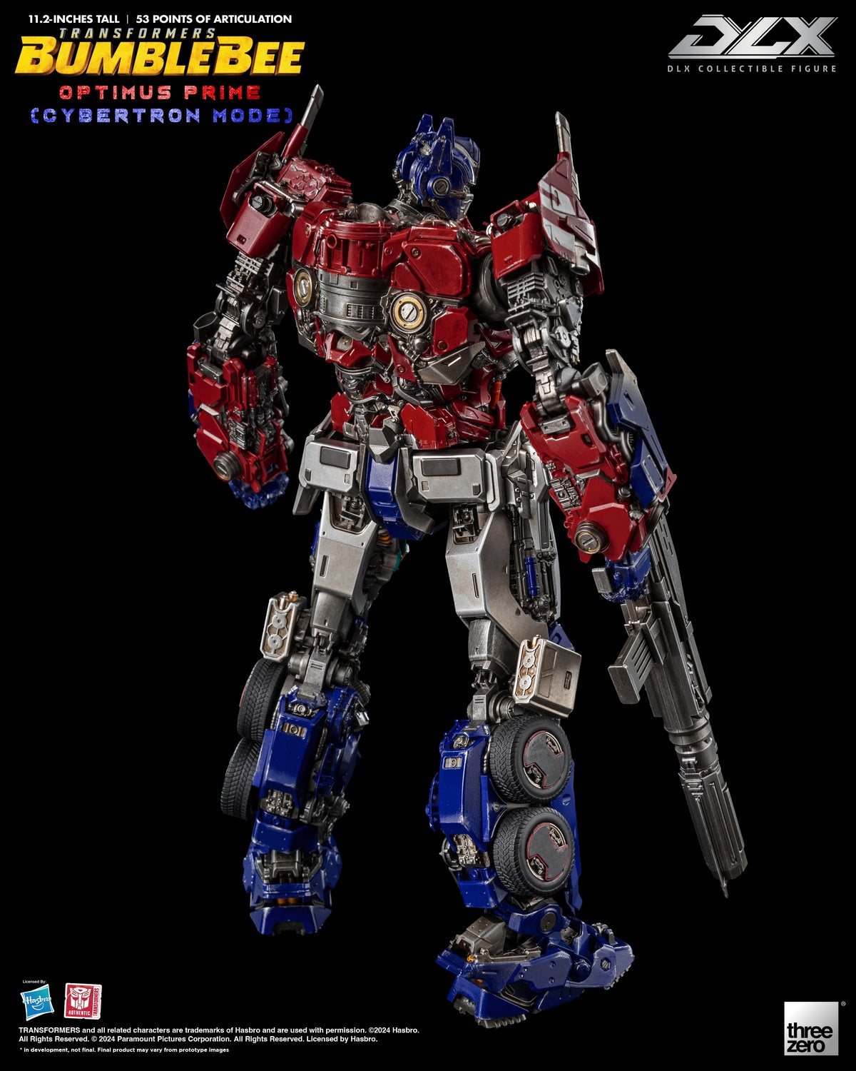 BACK ORDER – THREEZERO TRANSFORMERS: BUMBLEBEE DLX OPTIMUS PRIME CYBERTRON MODE