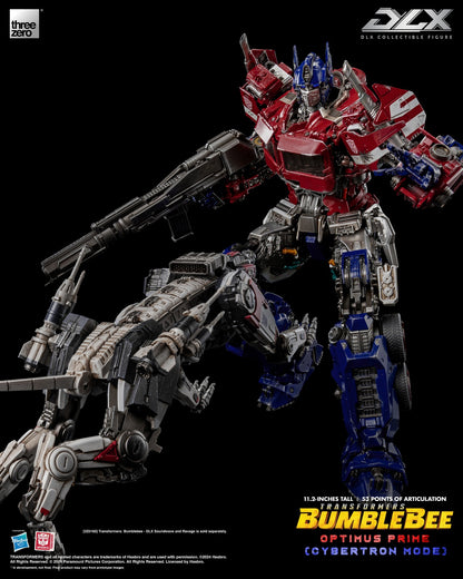 BACK ORDER – THREEZERO TRANSFORMERS: BUMBLEBEE DLX OPTIMUS PRIME CYBERTRON MODE