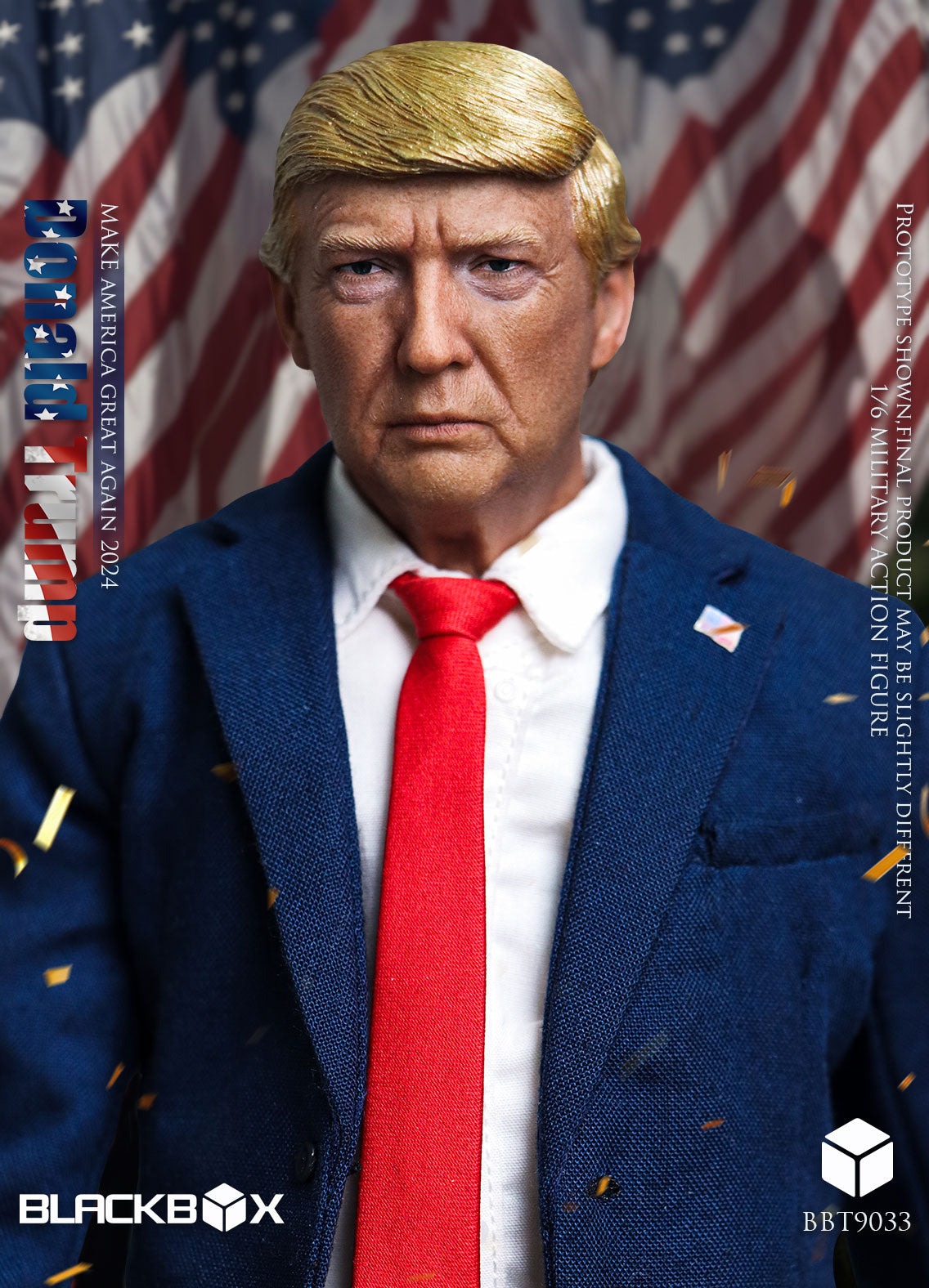 PRE ORDER – 1/6 BLACK BOX TOYS CELEBRITY SERIES DONALD TRUMP