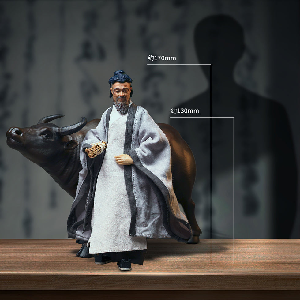 PRE ORDER – 1/12 303TOYS SAGE SERIES CONFUCIUS THE SAGE TEACHER ( RIDING WATER BUFFALO EASTWARD ) SR001B